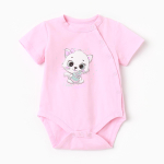 Боди для девочки, цвет розовый, рост 80см (Luneva)