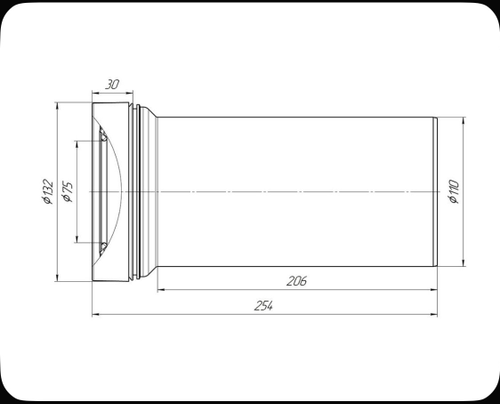 Труба фановая 110 W1220
