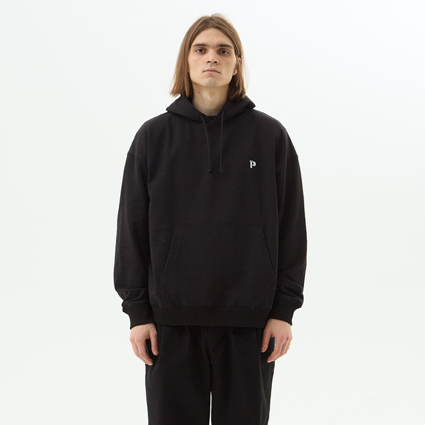 Худи Postaments P Logo LW (black) артикул: - купить в магазине Дайс