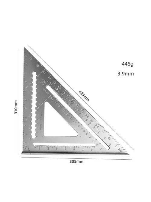 Угольник свенсона металлический 30 см 12" 305мм