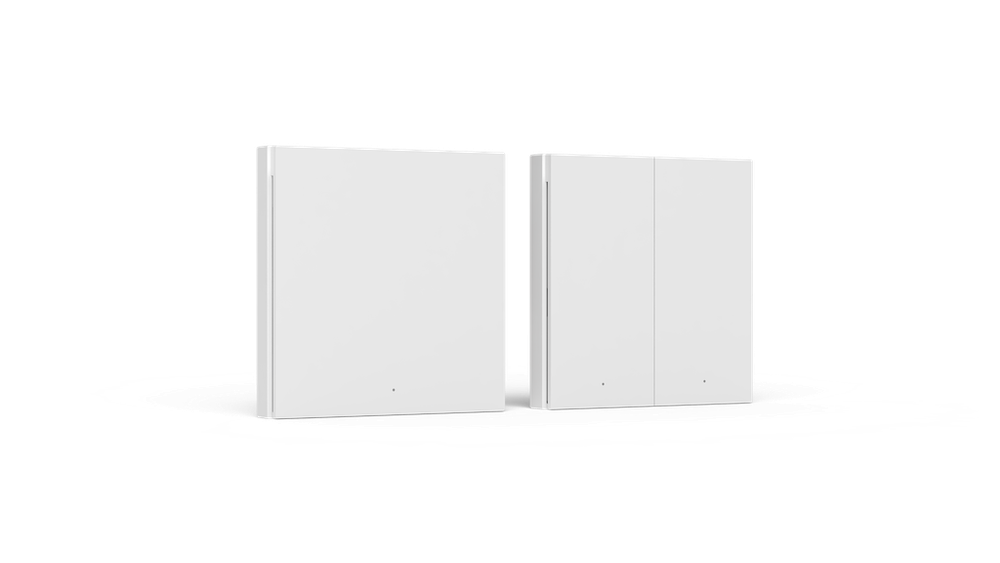 Беспроводной выключатель H1 (двухклавишный) AQARA, модель WRS-R02