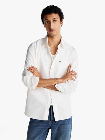 Рубашка мужская TOMMY HILFIGER GMD TWILL SOLID SHIR