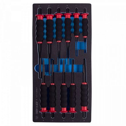 Цена на KING TONY (9-1011GPV01) Набор выколоток, бородков и кернеров, ложемент, 11 предметов