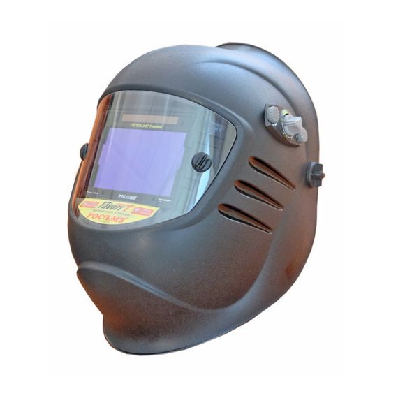 Защитный лицевой щиток сварщика РОСОМЗ КН CRYSTALINE PREMIUM FavoriT (маска сварщика) с креплением на каске, арт. 05155