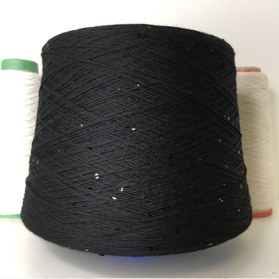 F3002 - GTI; 70% меринос, 30% кашемир, пайетки; 500м/100гр; цвет: чёрный с чёрными пайетками; S903