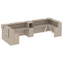 Onix Ресепшн O.R-K-37 Дуб Аттик 4714*1768*1187