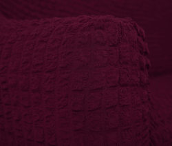 Чехол на угловой диван, цвет Бордовый