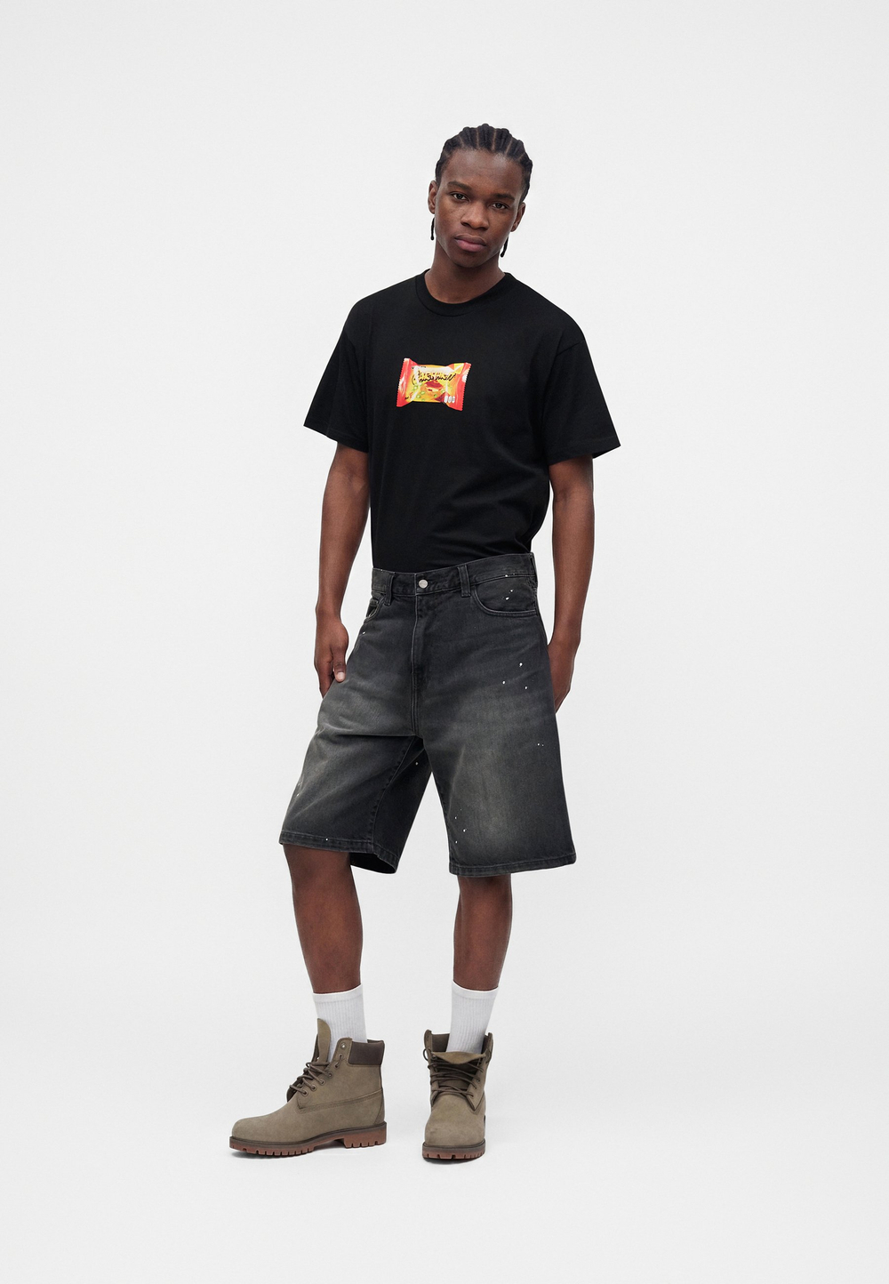 Carhartt WIP LANDON  - Джинсовые шорты - Чёрный