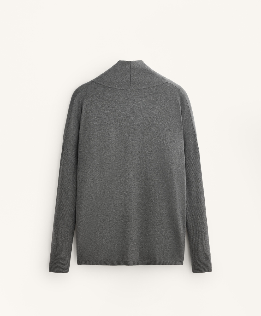 Oysho Вязаный кардиган, серый