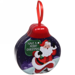 Банка жестяная «Шарик» 13*12*4см Дед Мороз