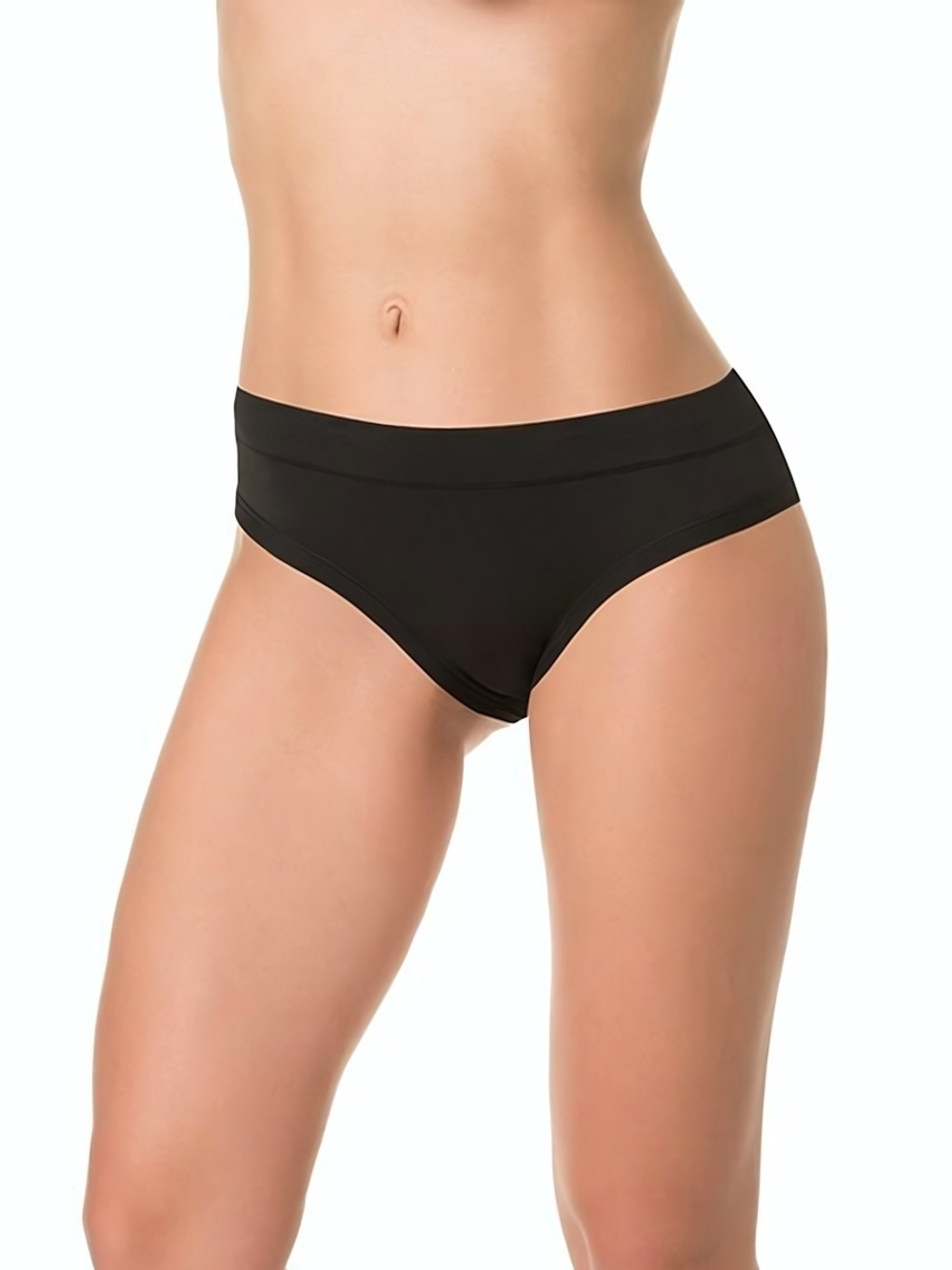 Бамбуковые трусики-слипы (Размер: L) (Цвет: черный)