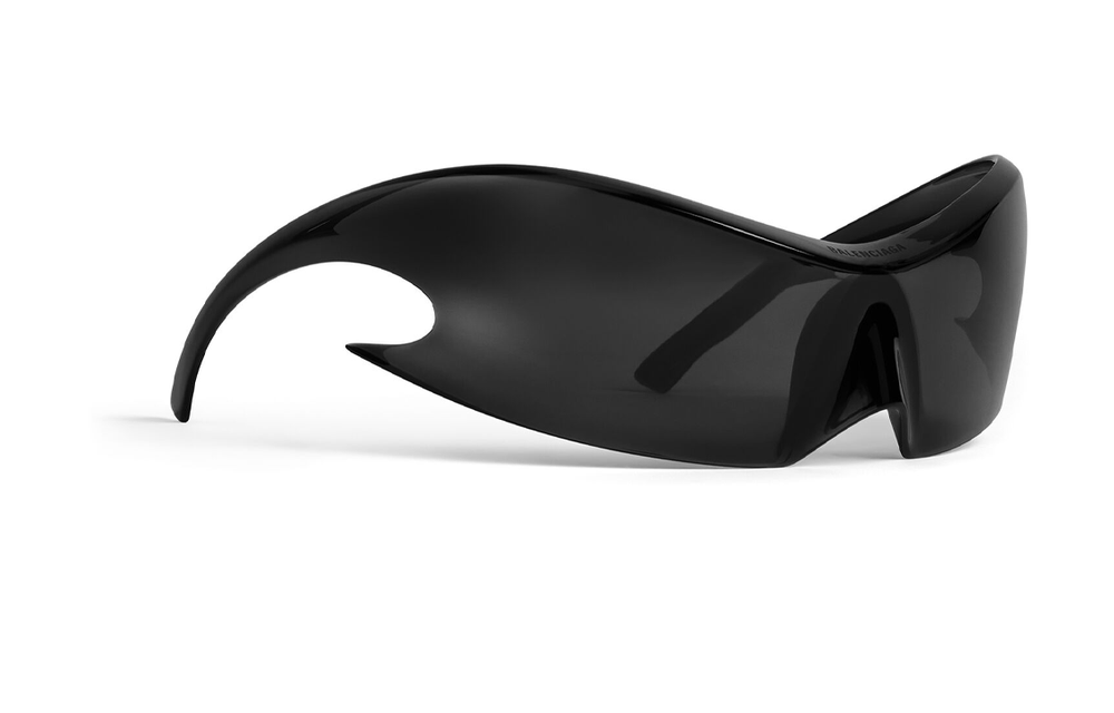Balenciaga Irregular Shape Sunglasses Women"s Black