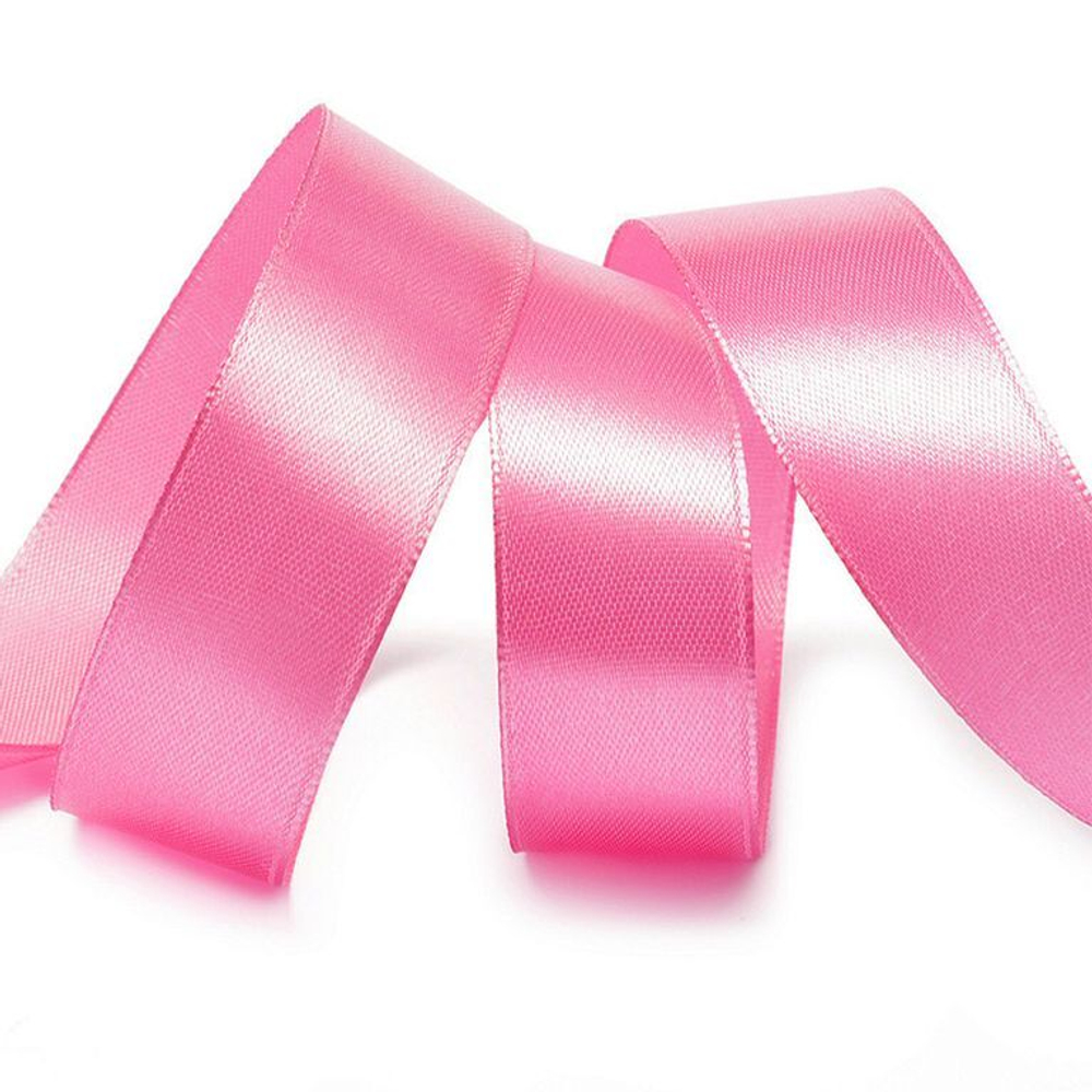 Лента атласная 25 мм (23 метра, цвет №94 Розовый)