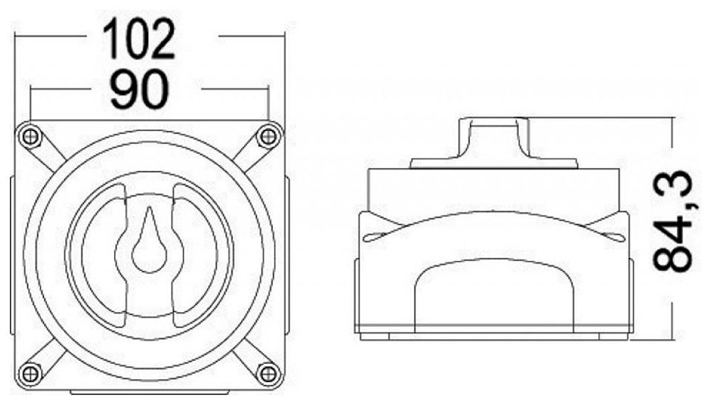Коммутатор аккумуляторных батарей (10253696)