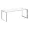 Onix Direct Lux Стол руководителя О-обр. м/к M-O.MO-SRR-6.8 Белый Бриллиант/Нержавеющая Сталь/Хром 1