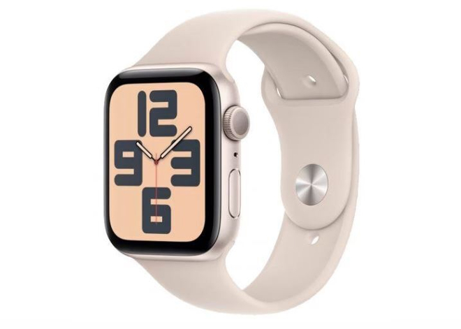 Смарт-часы Apple Watch SE 2024 GPS 40mm Starlight Aluminium Case with Starlight Sport Band S/M