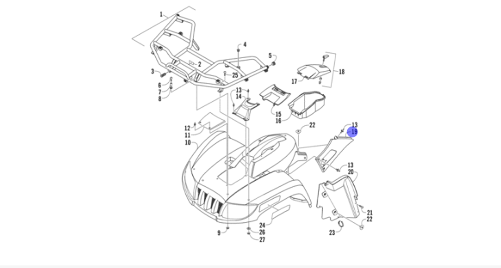Защита для квадроциклов 1406-314