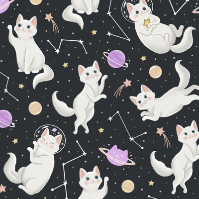 Белые котики