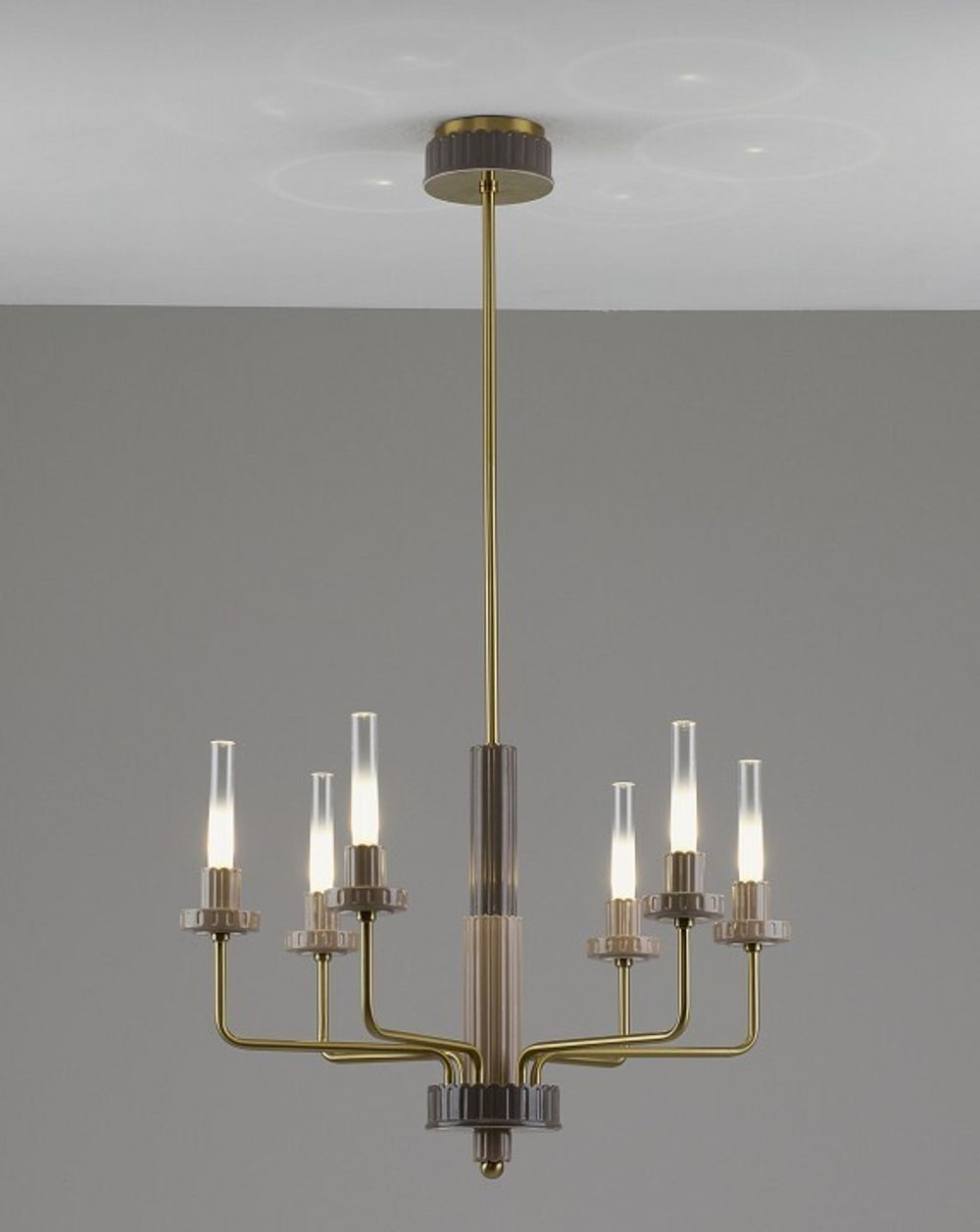 Люстра на штанге Moderli Atelieri V11691-PL