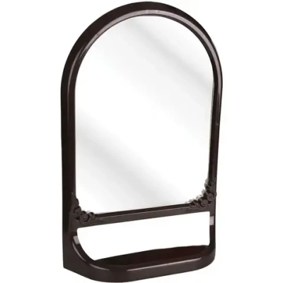 Зеркало (с полкой)(темно-коричневый)