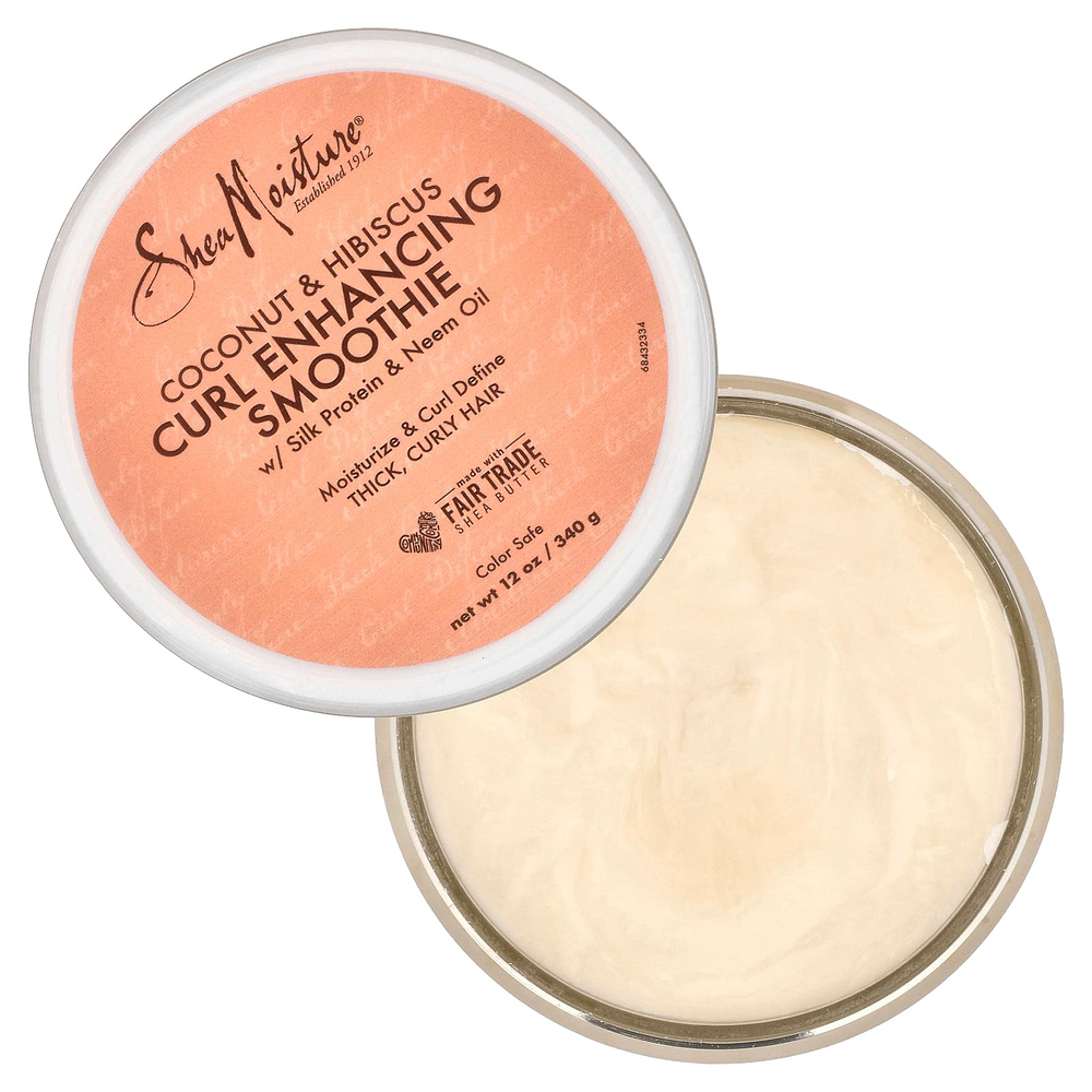 SheaMoisture, Смузи для локонов, кокос и гибискус, 340 г (12 унций)