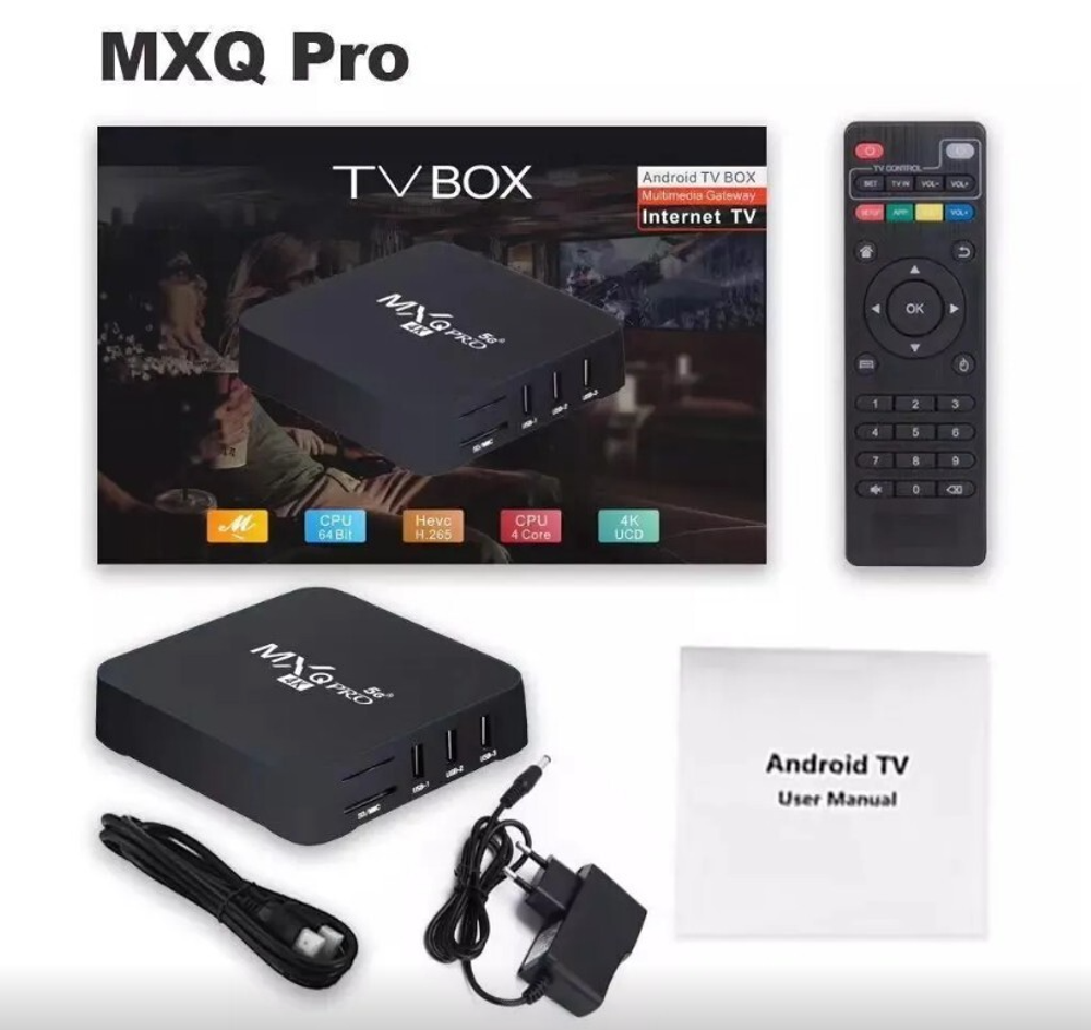 Smart TV Box MXQ PRO 4K (RAM1/ROM8Гб) 5G Android