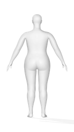 3D аватар манекена Моника