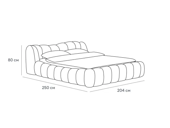 Кровать Litta без подъемного механизма 934743