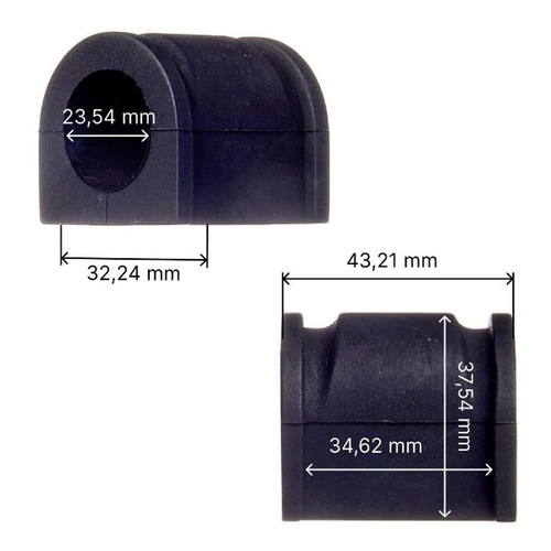 Втулка стабилизатора переднего Avantech ABH0704