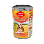 Консервы РОДНЫЕ КОРМА для собак мясное ассорти в желе по-боярски 6х410 г