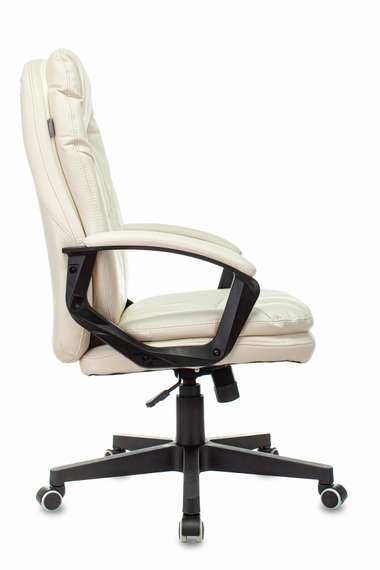 Кресло руководителя Бюрократ CH-868N слоновая кость OR-10 эко.кожа крестов. пластик