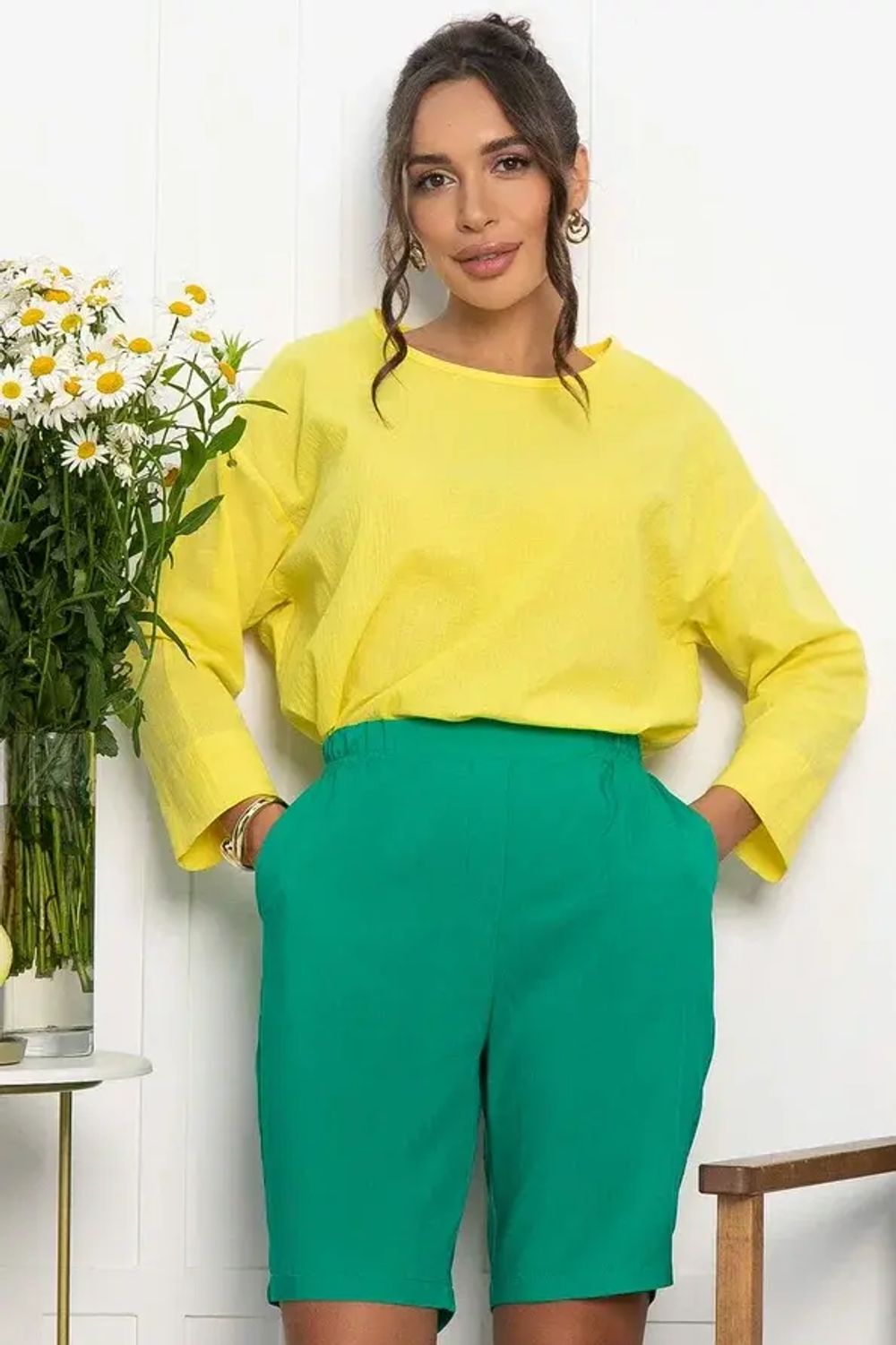 Шорты Энди (зеленые) Ш13989-25М LT Collection