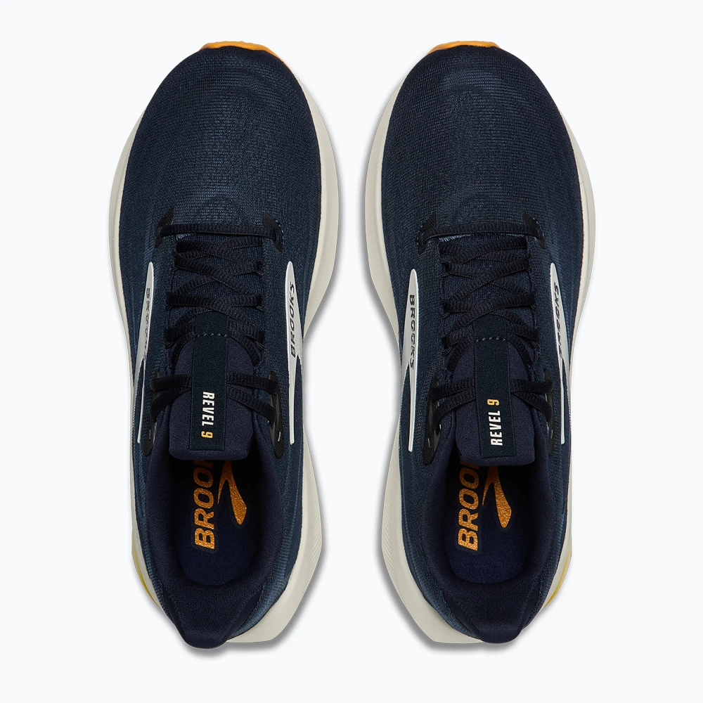 Кроссовки для бега Brooks Revel 9 navy/navy/orange