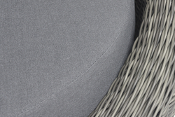 "Барселона" кресло из искусственного ротанга, цвет графит