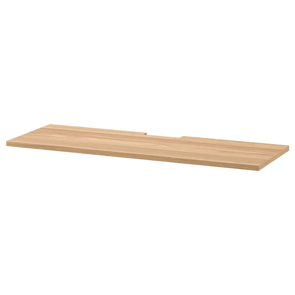 Верхняя панель - IKEA BESTÅ/BESTA, 120x42 см, коричневый, Беста/Бесто ИКЕА