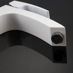 Смеситель для раковины 35к G1007-18 GAPPO высокий, литой, БЕЛЫЙ-ХРОМ