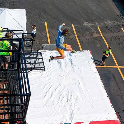 Надувная подушка «AirPit» для приземлений и отработки трюков, 4×4×1,5 м