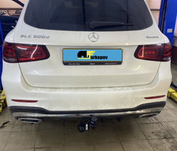 Фаркоп Steinhof M-148 для Mercedes GLC-Class x253 2015-(паспорт и сертификат в комплекте)(без электрики)