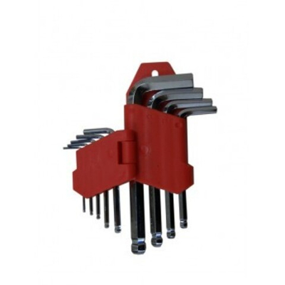 311520 Набор ключей шестигранных с шариковой головкой, 9 шт., 1,5-10 мм, стандарт SKYBEAR