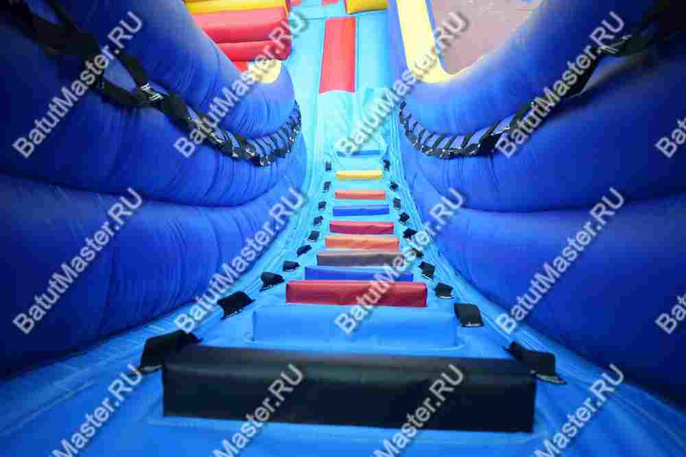Детский надувной батут-горка "Зайка" 9*4*5.5 м