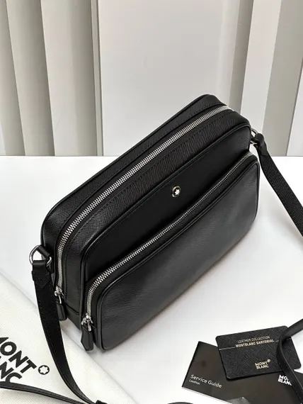 Сумка-мессенджер MONTBLANC Sartorial унисекс черный