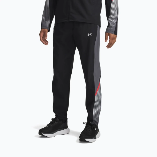 Штаны Under Armour Velociti Storm black/castlerock/reflective