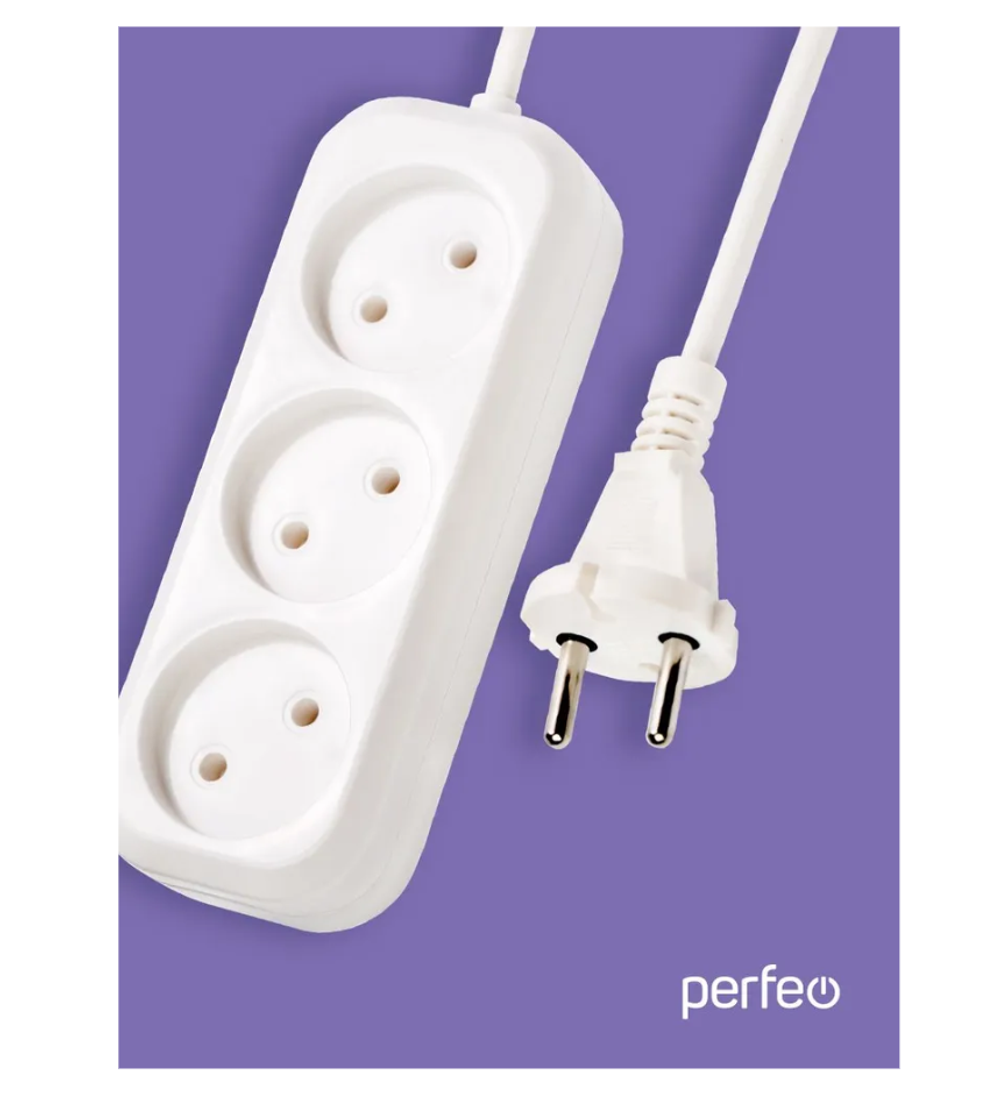 Удлинитель сетевой 7метров / 3 гн. Perfeo RuPower