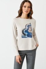 22747 Джемпер женский (серый)