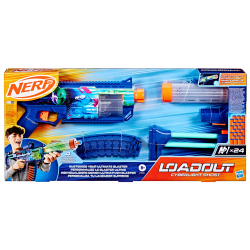 Hasbro G1824 — Бластер Nerf Loadout «Cyberlight Ghost» с 24 стрелами G1824 — фото 2