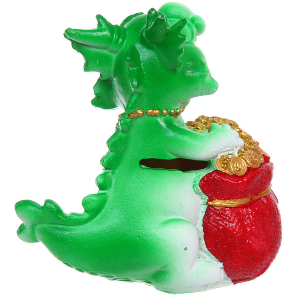 Фигурка «Дракон с мешком денег» 13*7*13,5 см, микс