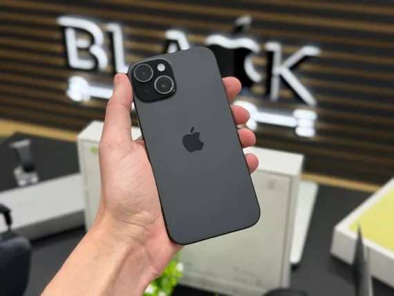 Б/У Телефон Apple iPhoe 15 128Gb Black 92% АКБ (GY7QF2QYGD)