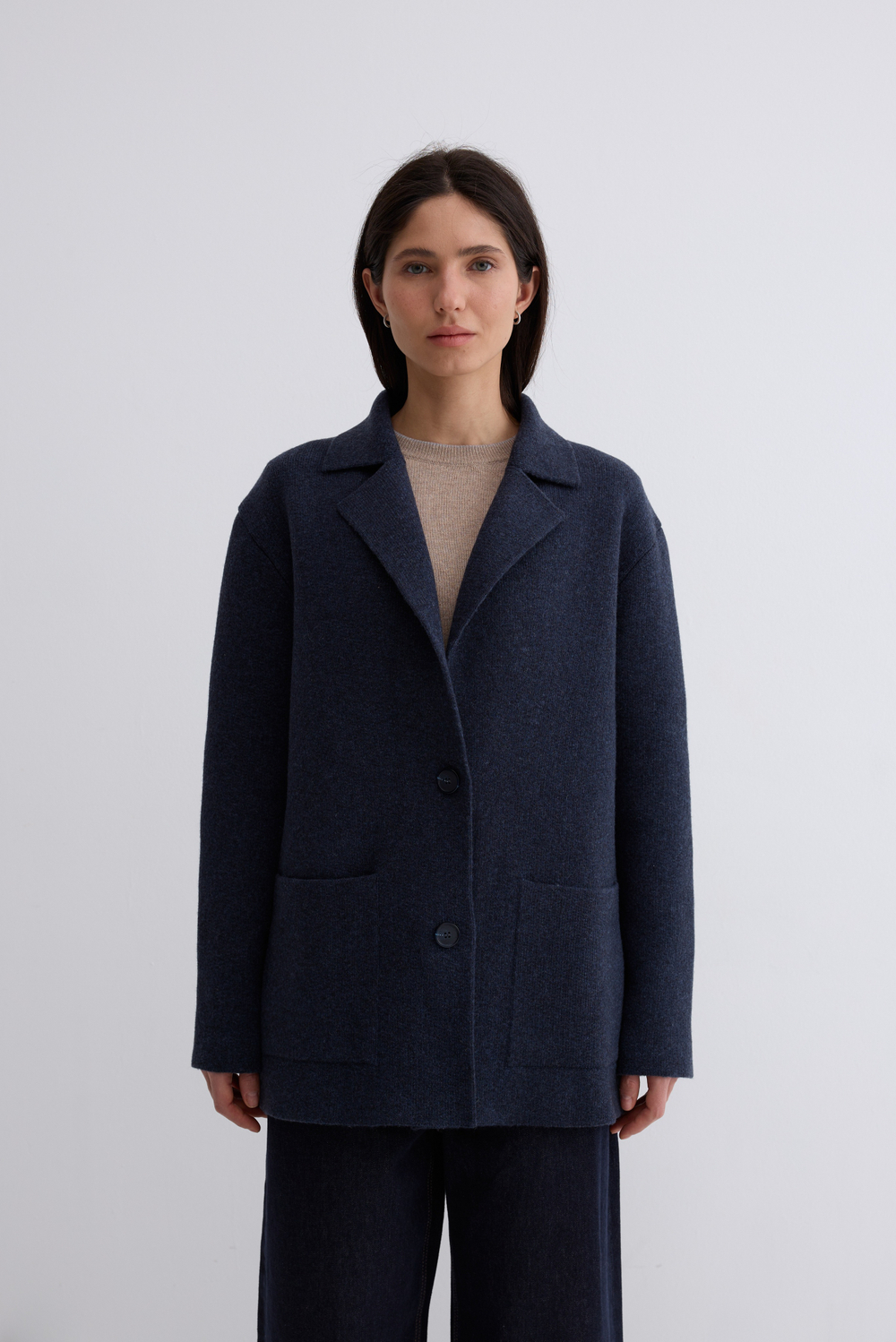 Пиджак Мэг вязаный из шерсти ягнёнка 100%