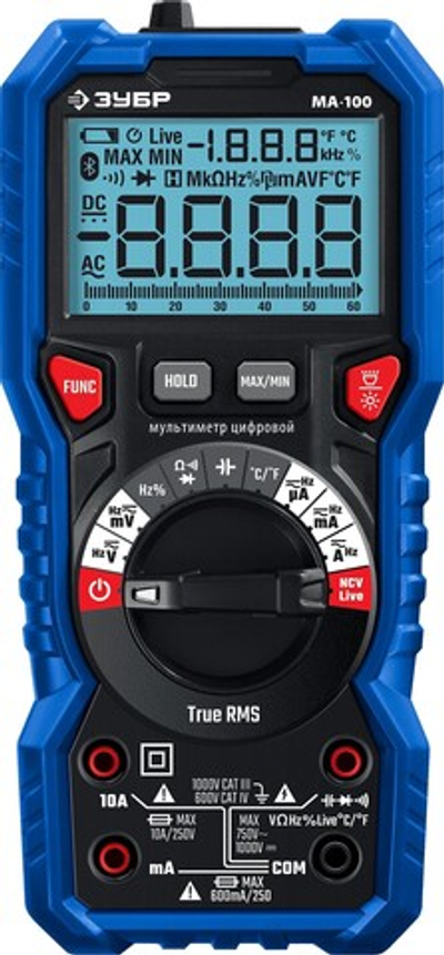 ЗУБР МА-100 цифровой мультиметр (59808)