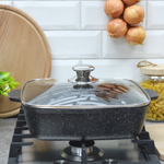 Жаровня 26*26см Гранит black Induction Pro